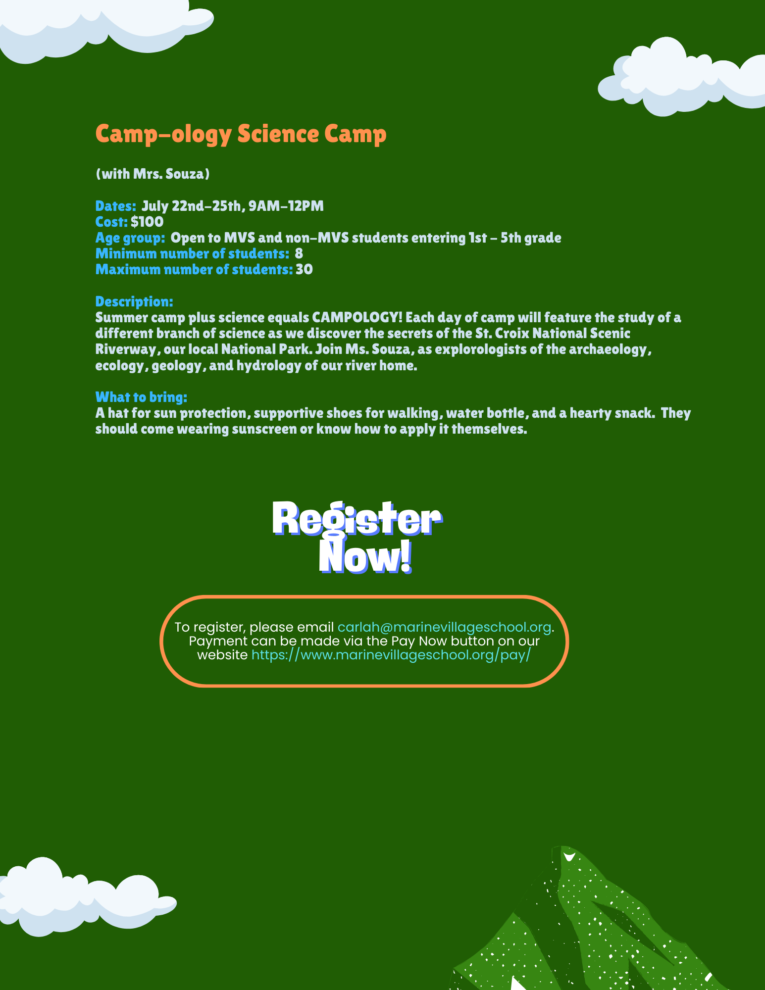 MVS Summer Camps Page 2