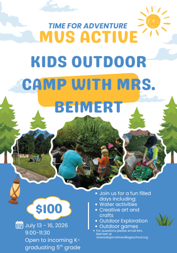 Kids Outdoor Camp - with Mrs. Beimert