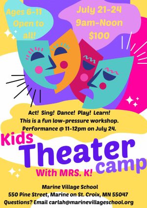 Kids Theater Camp - Mrs. K